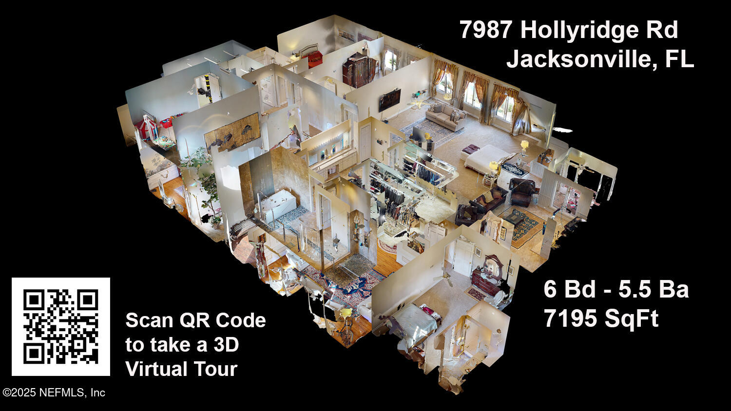 7987 Hollyridge Road Jacksonville, FL 32256 - Photo 50 of 55 QR Code Doll House View 1