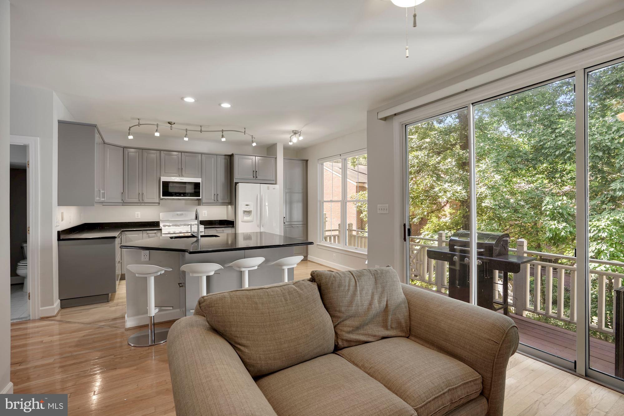 11502 Waterhaven Court Reston, VA 20190 - Photo 9 of 26 Main Level - Remodeled Kitchen, deck and light