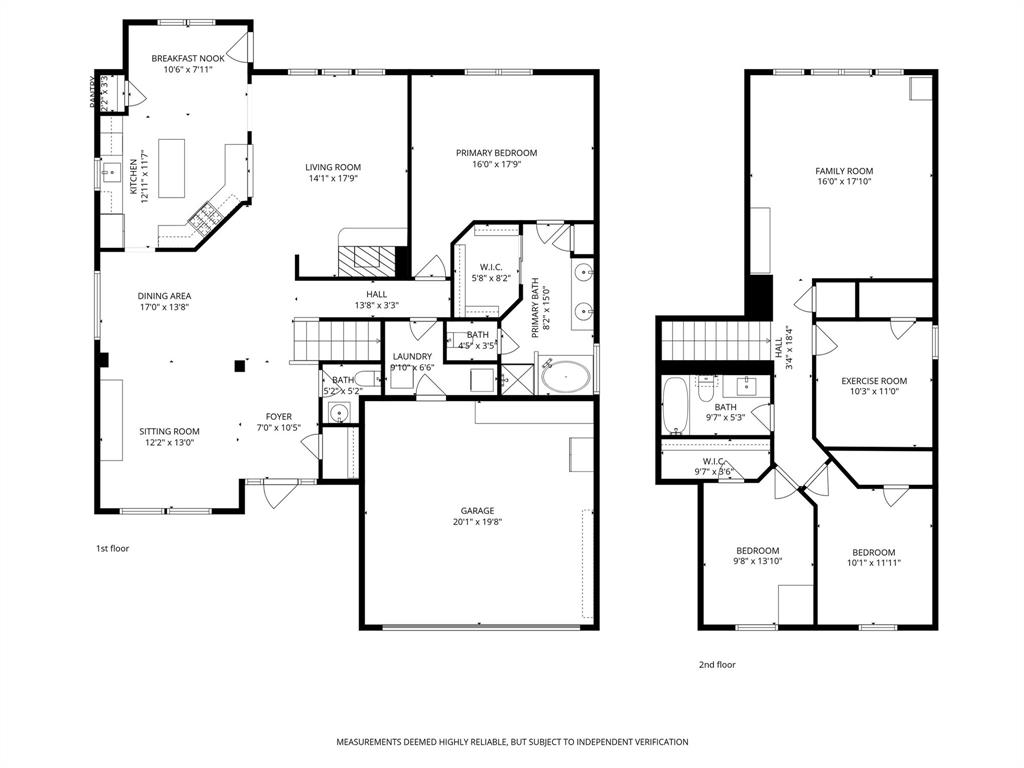 1017 Tanglewood Lane Flower Mound, TX 75028 - Photo 38 of 38 Floor plan gives you a clear picture of how effortlessly the home flows, making it easy to imagine living here.