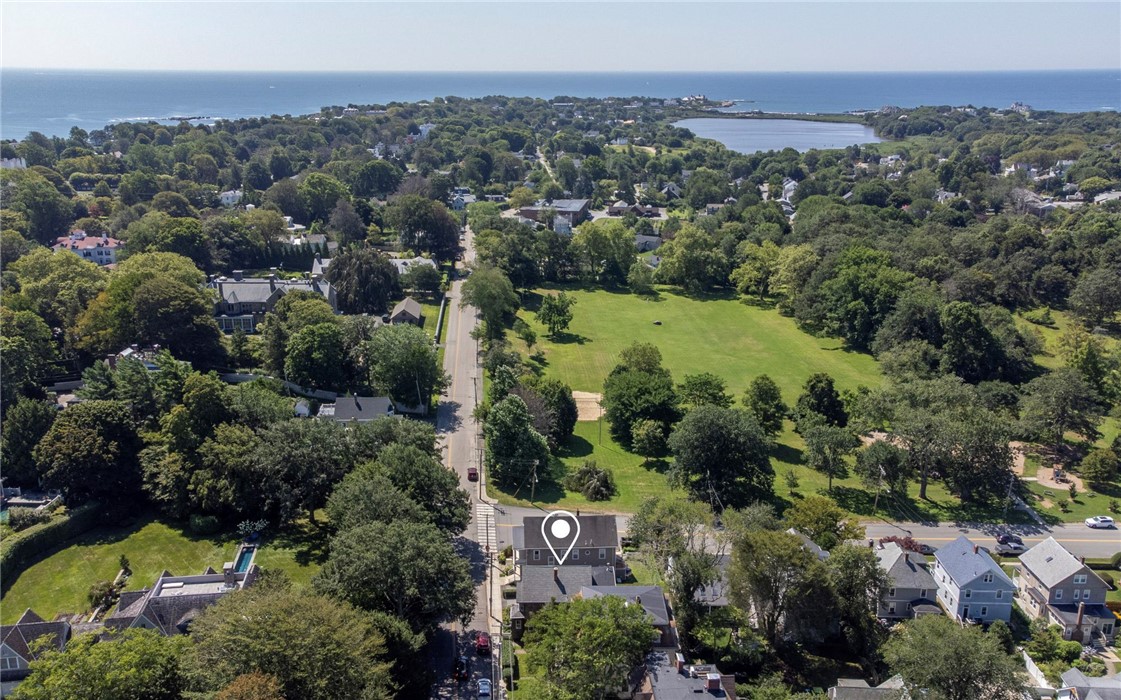 573 Spring Street Newport, RI 02840 - Photo 4 of 50 Aerial view to Morton Park & The Ocean