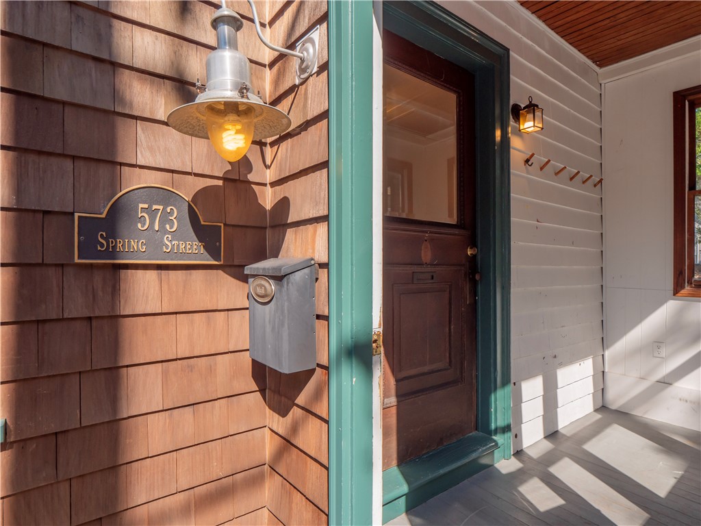 573 Spring Street Newport, RI 02840 - Photo 7 of 50 Enclosed Porch and Main Front Door