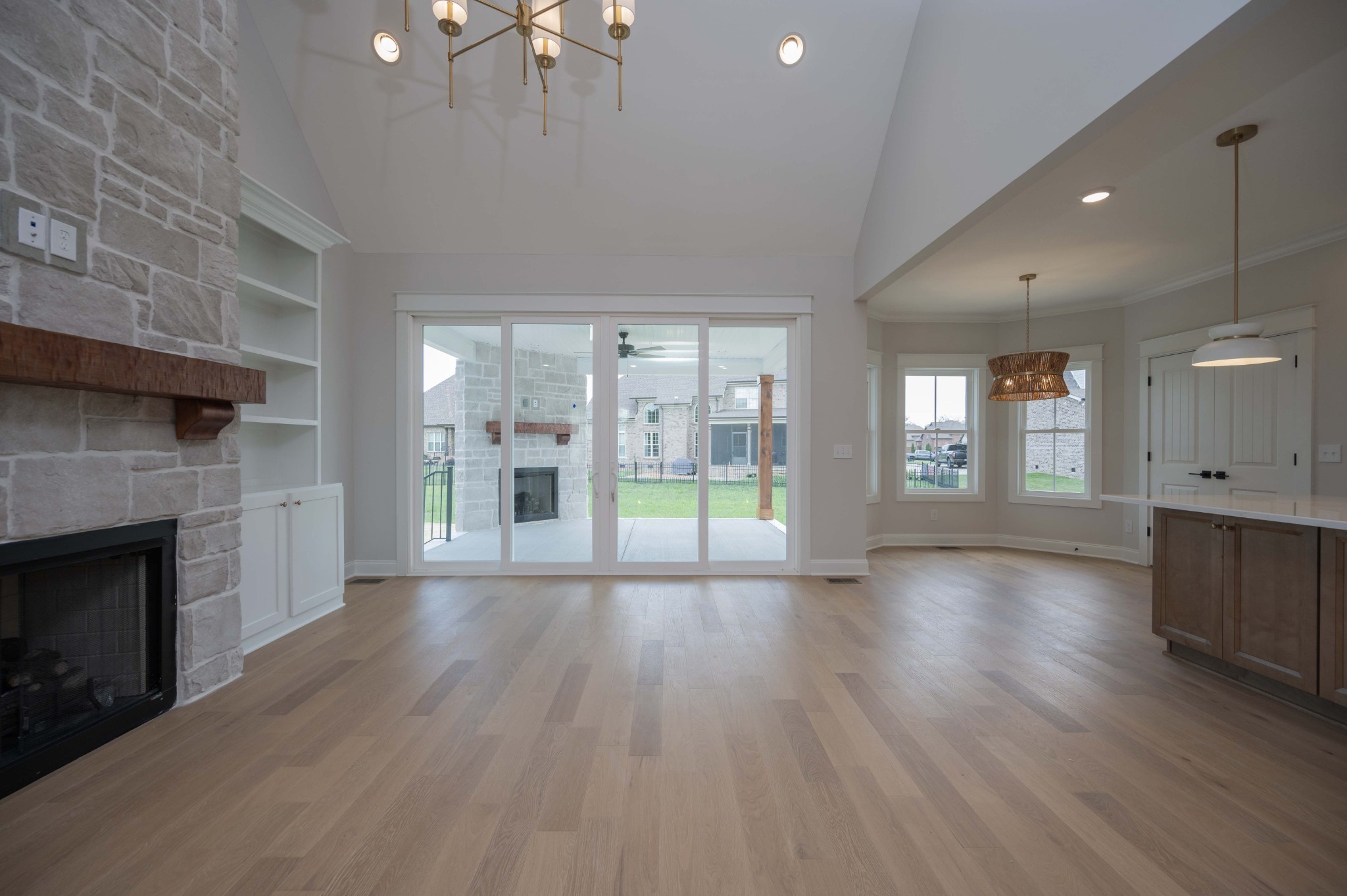 0 Linwood Road Watertown, TN 37184 - Photo 11 of 48 a view of an empty room with wooden floor and a fireplace