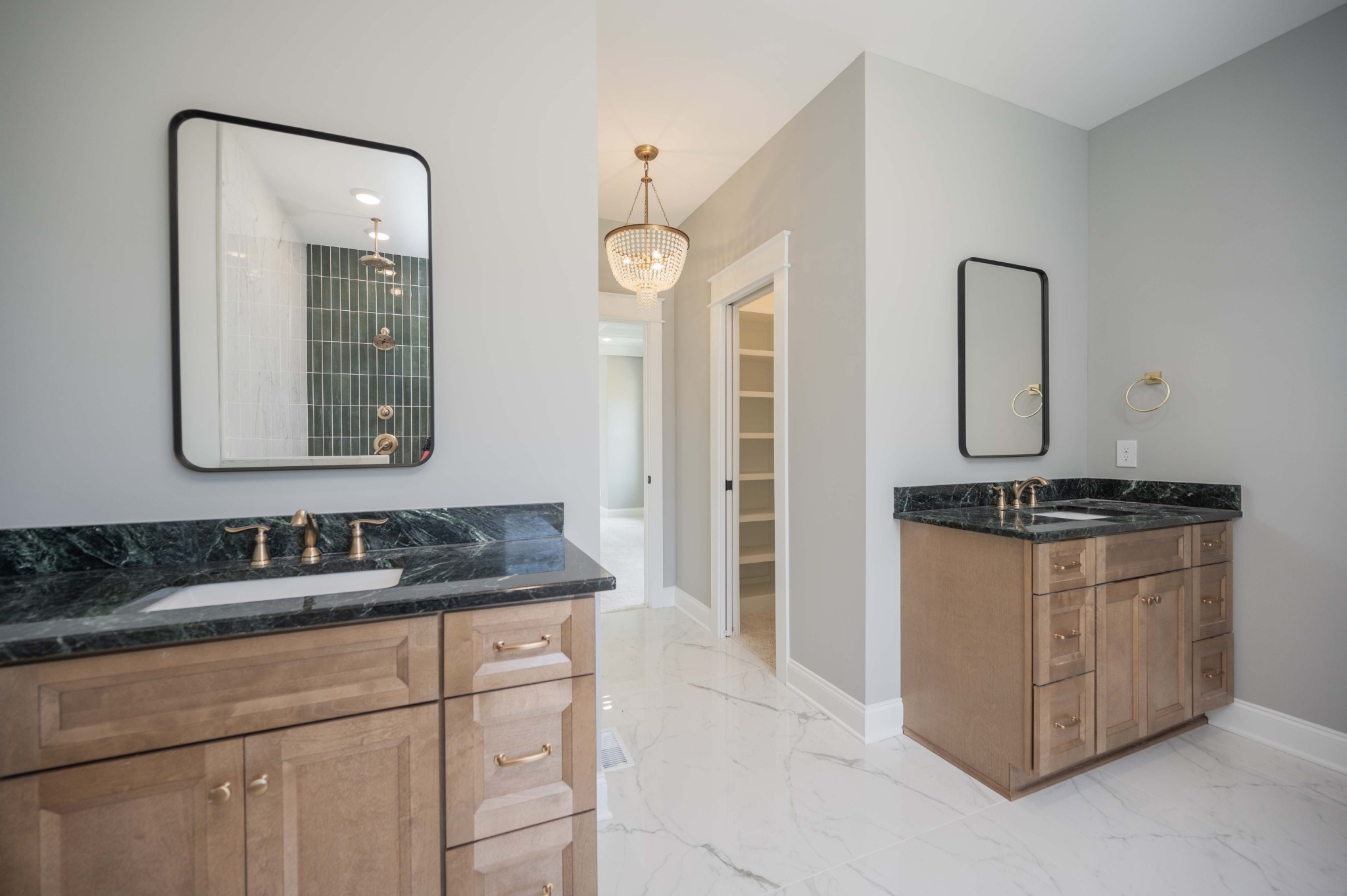 0 Linwood Road Watertown, TN 37184 - Photo 32 of 48 a bathroom with a granite countertop sink and a mirror