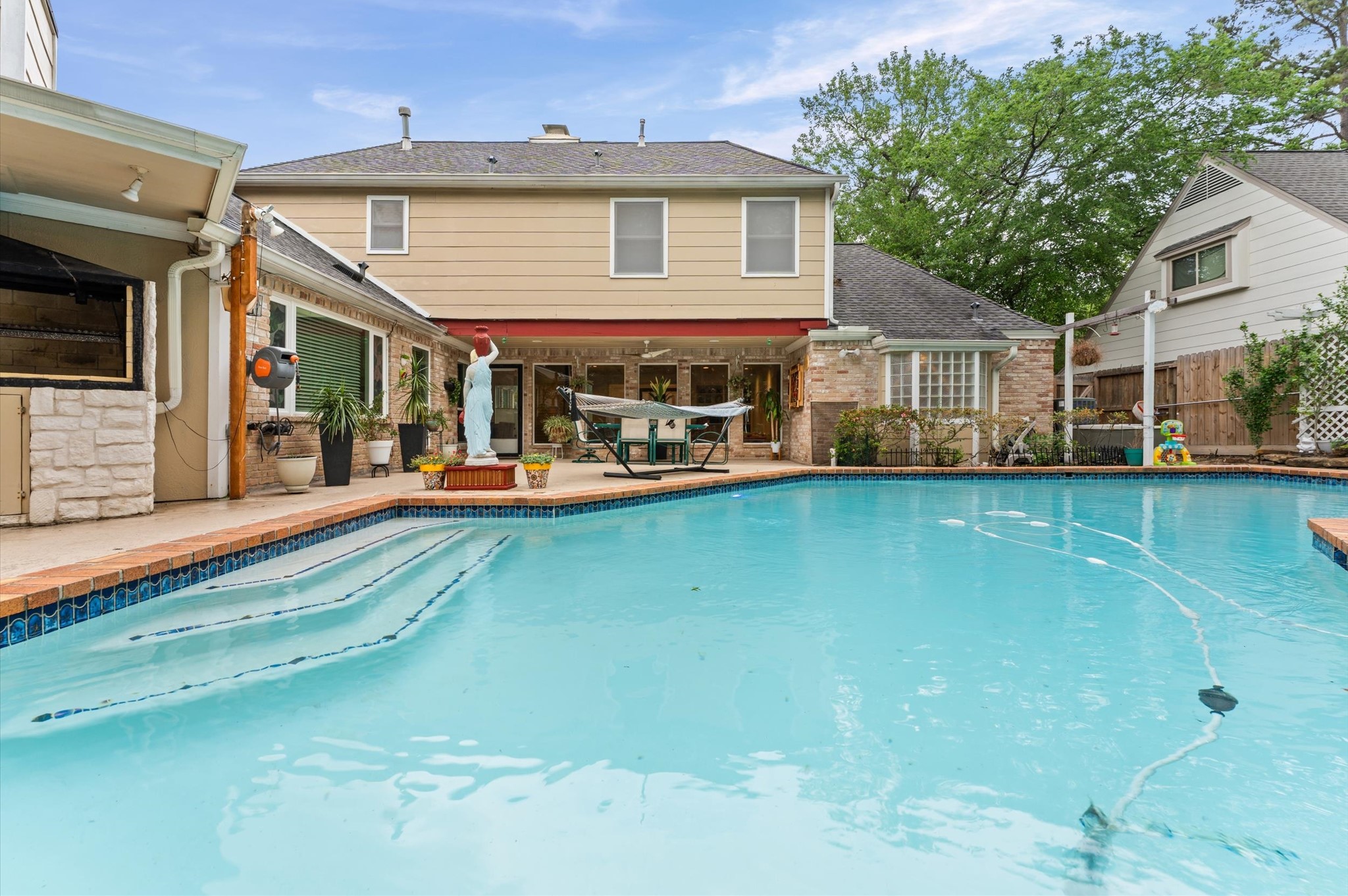 17403 Butte Creek Road Houston, TX 77090 - Photo 24 of 39 heated saltwater swimming pool