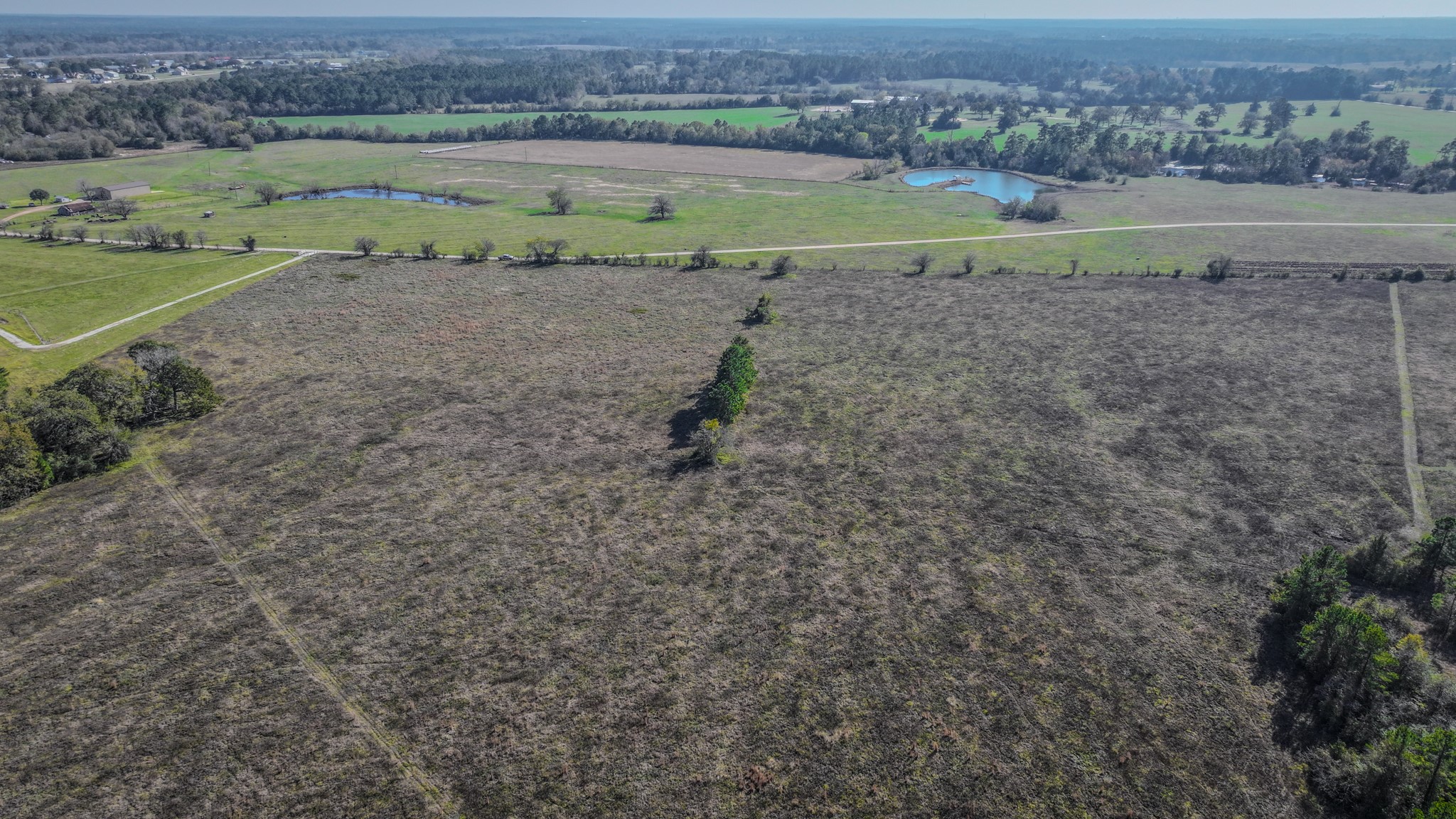 1 Podraza Road New Waverly, TX 77358 - Photo 23 of 28 an aerial view of a yard with a yard