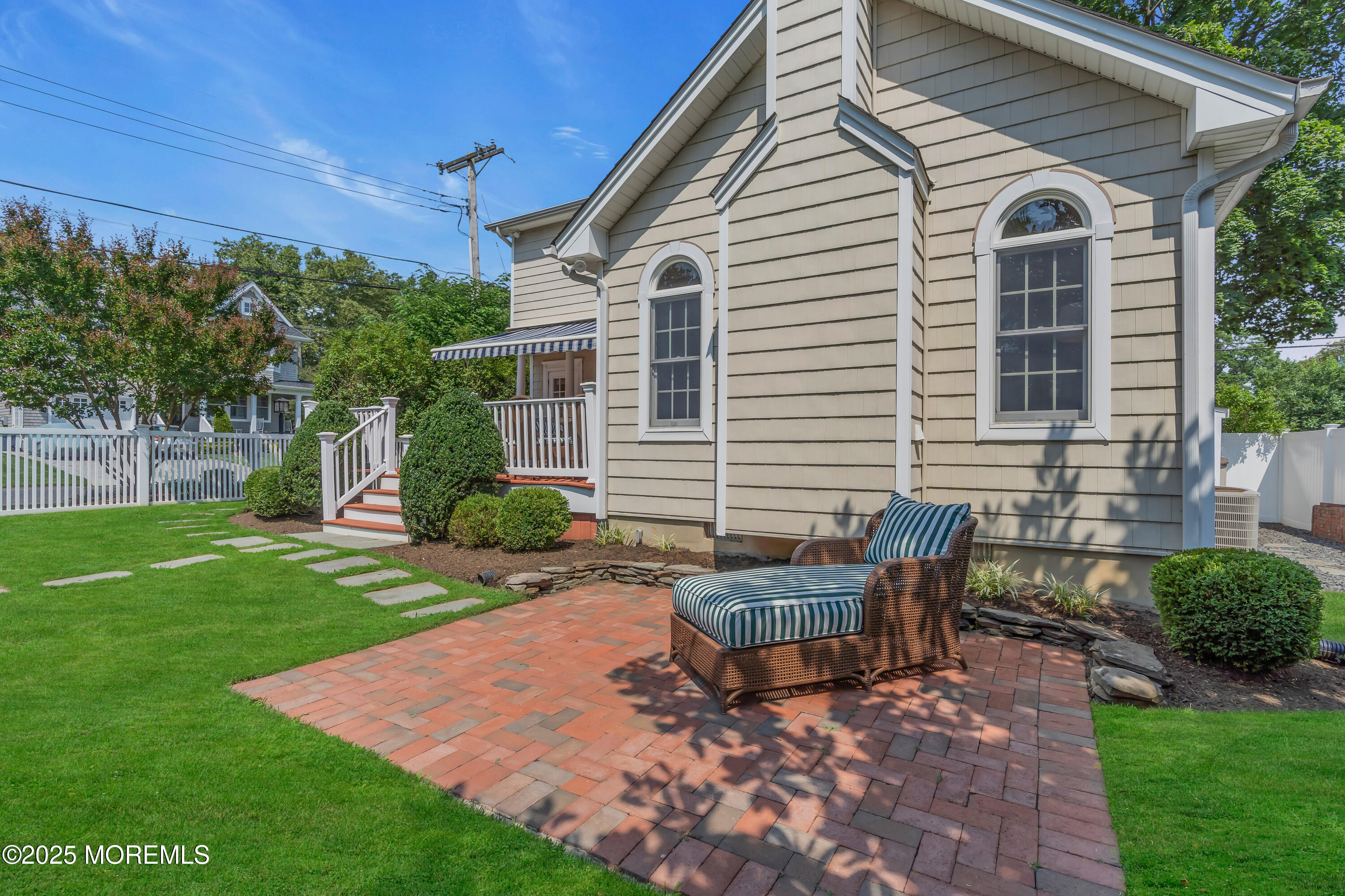 57 River Road Rumson, NJ 07760 - Photo 36 of 44 a view of a house with backyard and sitting area