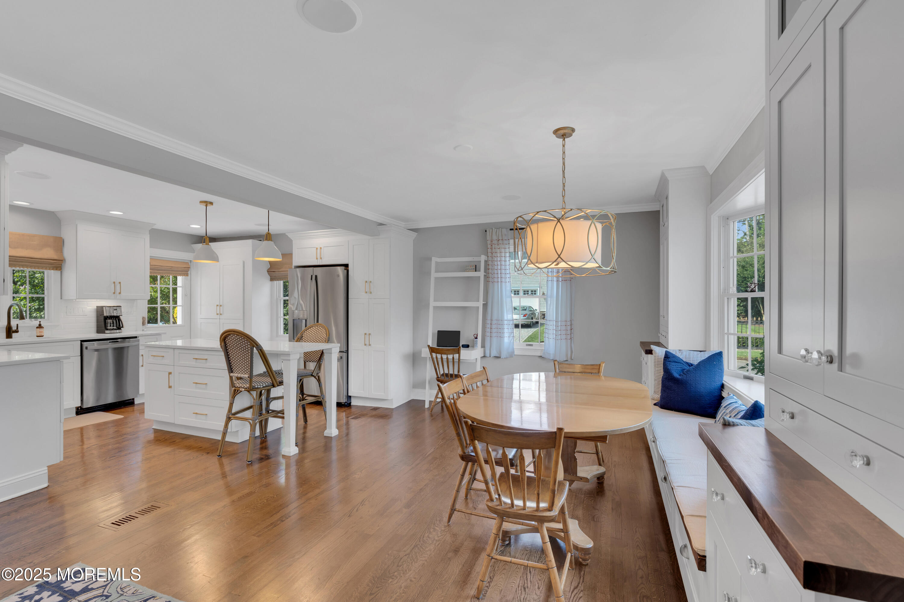 57 River Road Rumson, NJ 07760 - Photo 4 of 44 a view of a dining room with furniture window and wooden floor