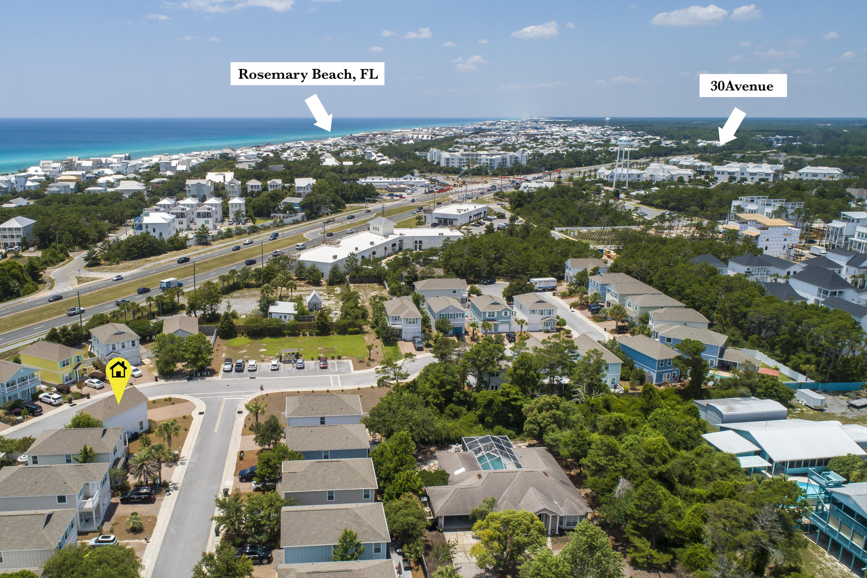 74 Grayling Way Inlet Beach, FL 32461 - Photo 3 of 18 an aerial view of multiple house