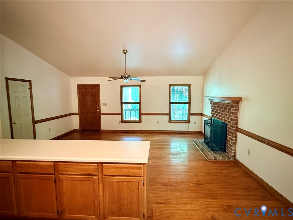 2590 Davis Mill Road Goochland, VA 23063 - Photo 14 of 33 a kitchen with a refrigerator and a sink