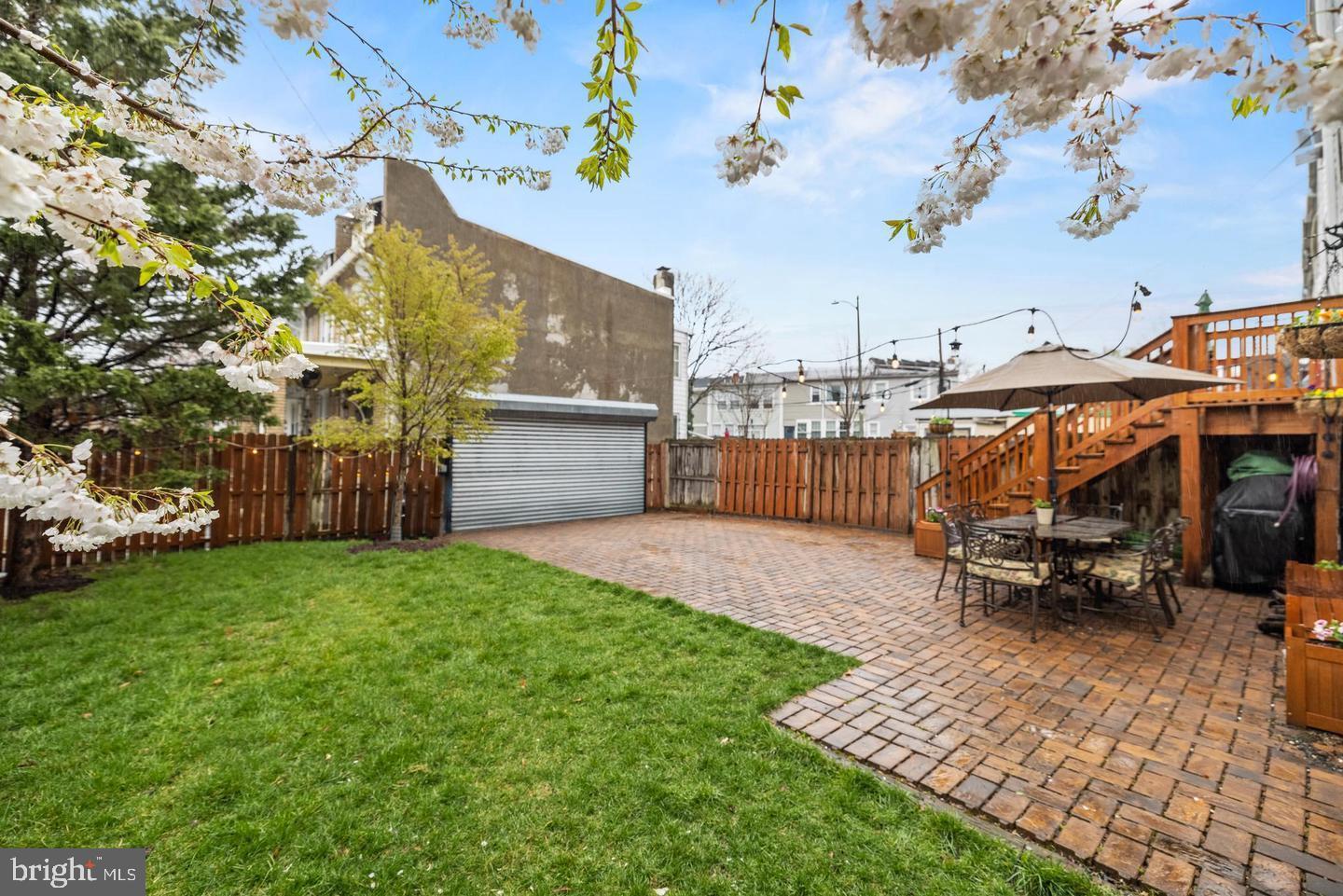 637 Allison Street Northwest Washington, DC 20011 - Photo 24 of 25 a view of a backyard with sitting area