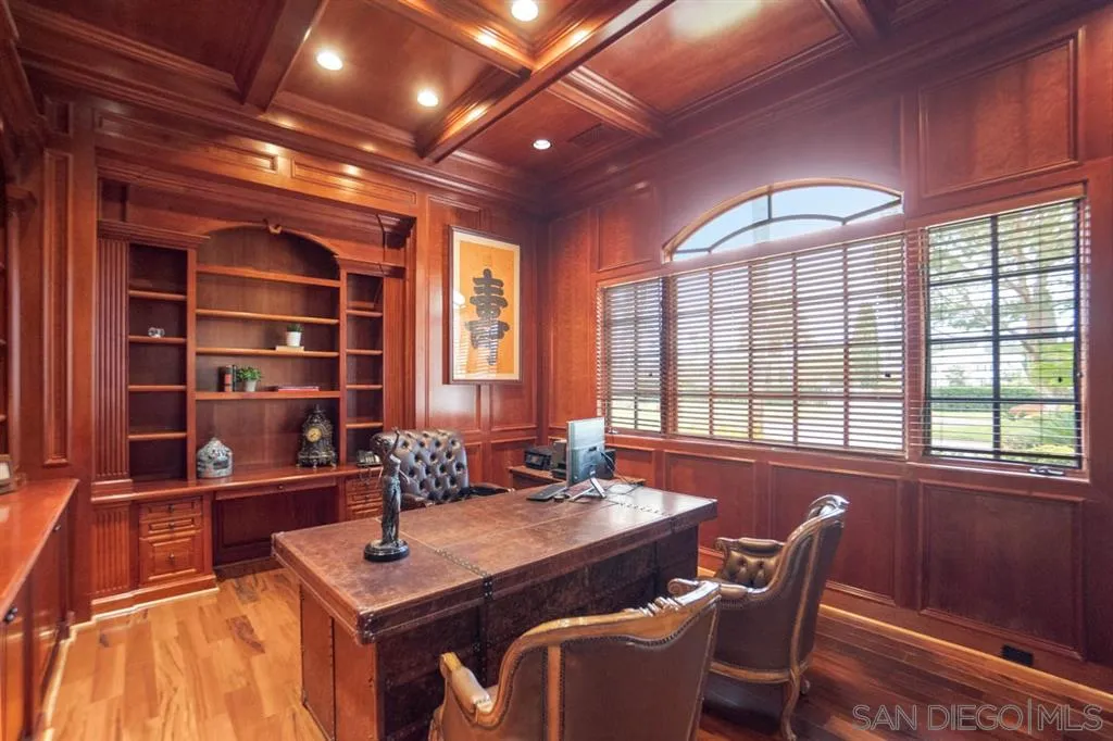 15611 Via De Santa Fe Rancho Santa Fe, CA 92067 - Photo 12 of 25 a dining room with furniture and window