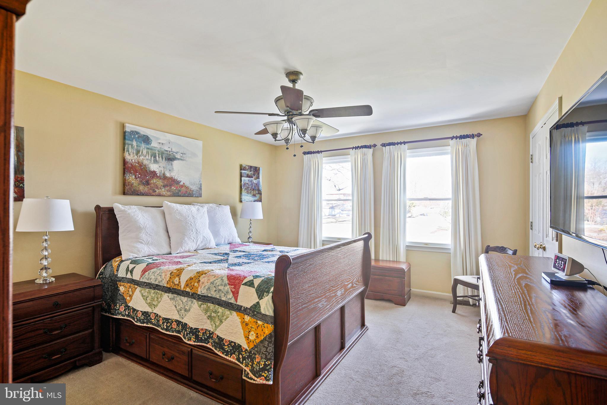 15212 Old Hanover Road Upperco, MD 21155 - Photo 36 of 71 Primary Bedroom w/ Ceiling Fan