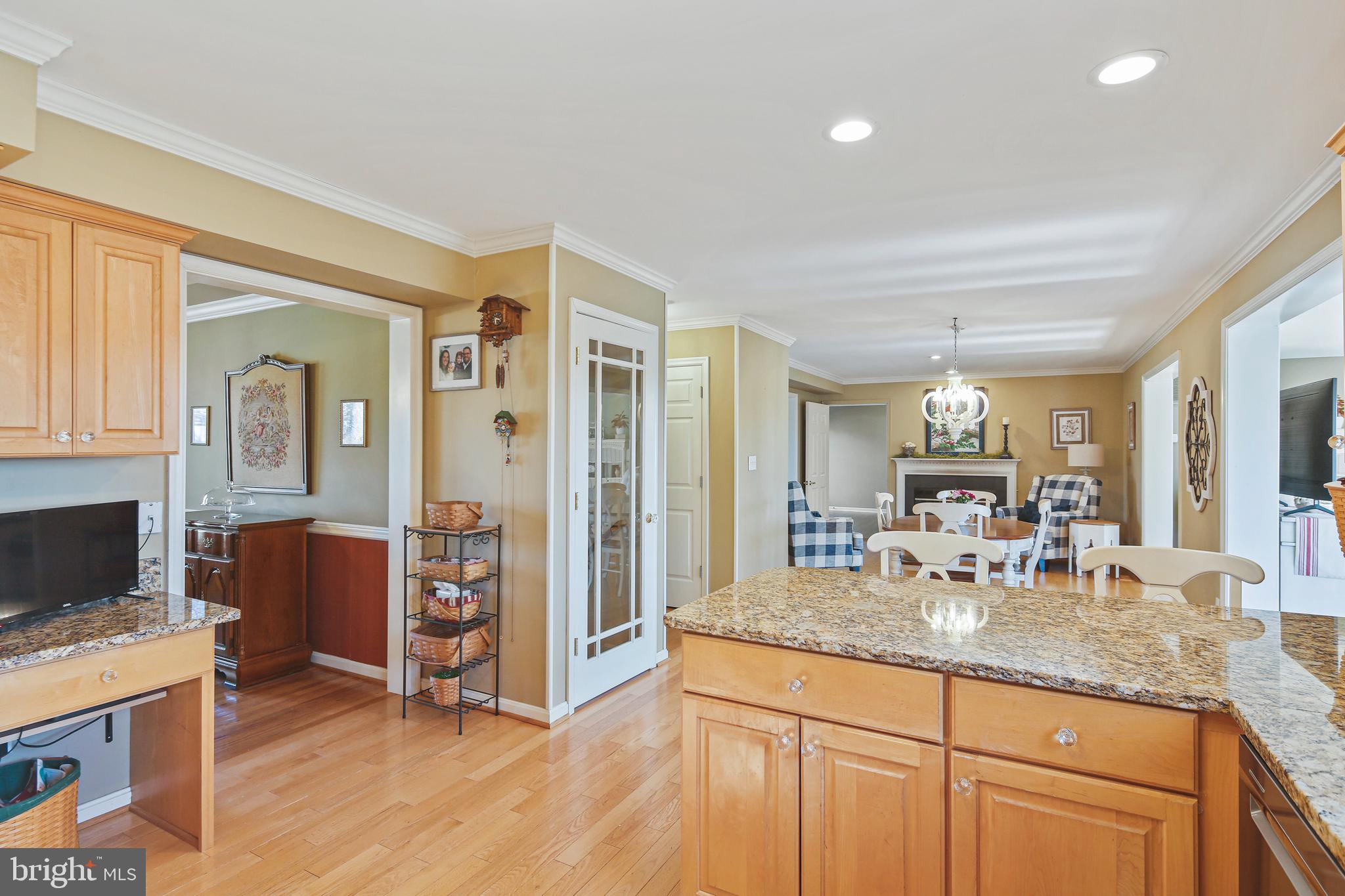 15212 Old Hanover Road Upperco, MD 21155 - Photo 9 of 71 Gourmet Kitchen opens to Dining Area