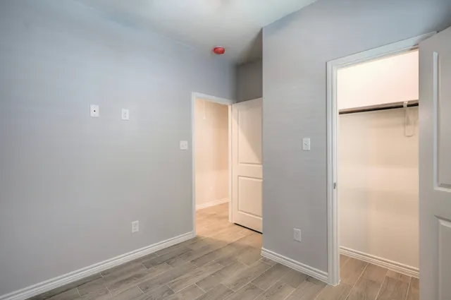 wooden floor in an empty room