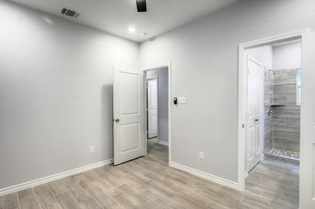 a view of an empty room