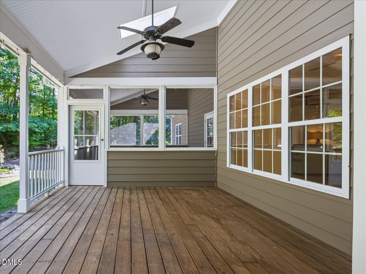 450 Ryan Road Pittsboro, NC 27312 - Photo 28 of 73 Covered Screened Porch 2 with View of Sun Room