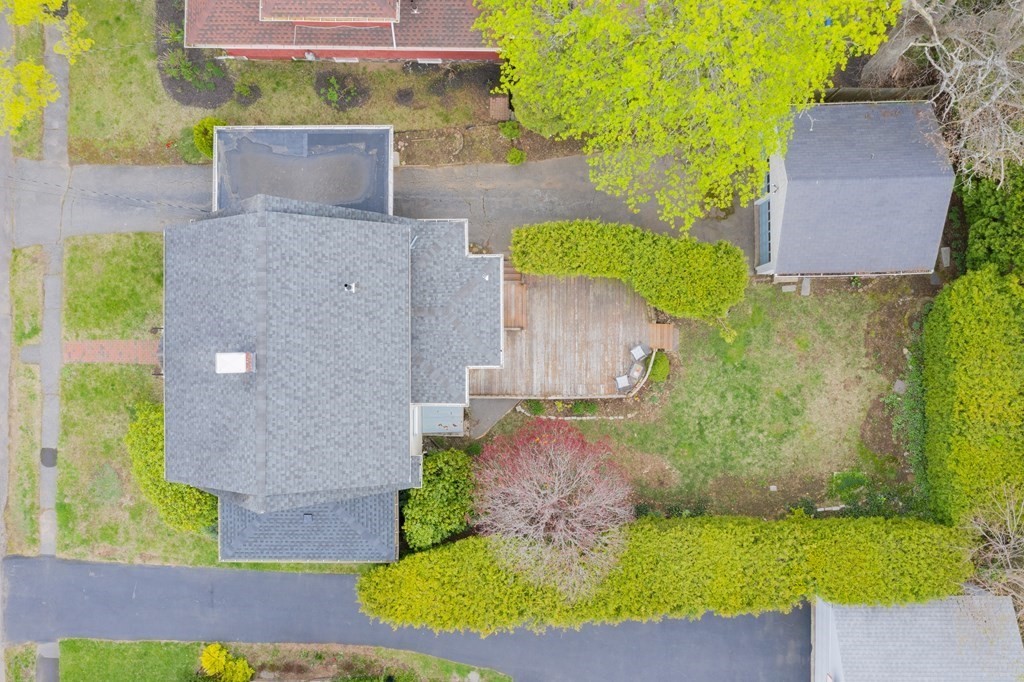 47 Pilgrim Road Marblehead, MA 01945 - Photo 37 of 42 an aerial view of a house with a yard