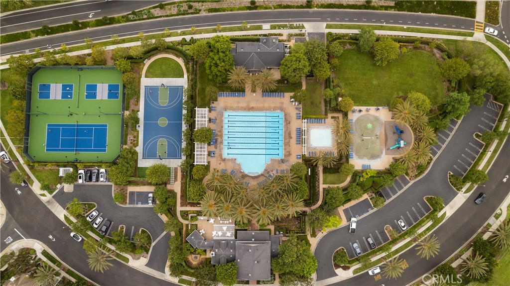 60 Strawflower Street Ladera Ranch, CA 92694 - Photo 30 of 34 aerial view of a house with a garden