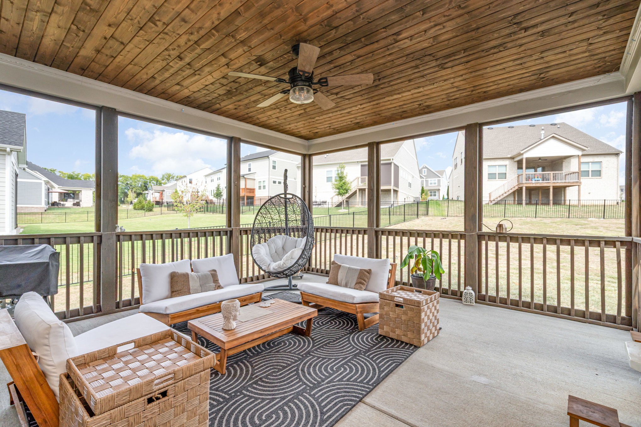 3427 Earhart Road Mount Juliet, TN 37122 - Photo 19 of 26 a living room with furniture and a floor to ceiling window