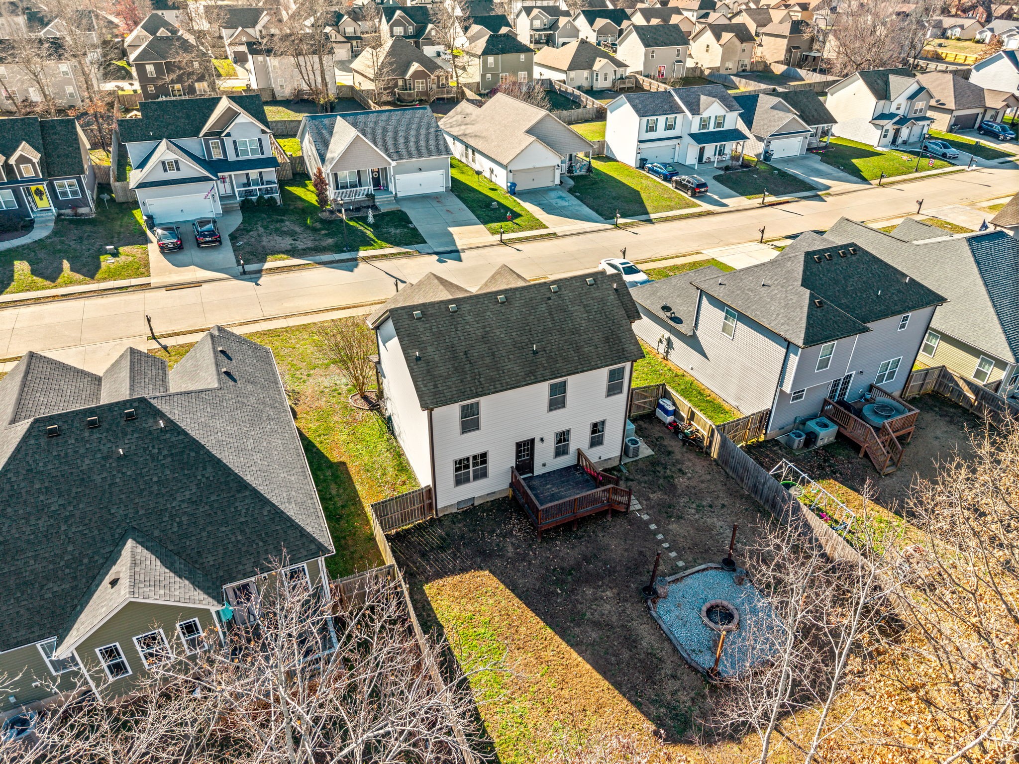 548 Medallion Circle Clarksville, TN 37042 - Photo 38 of 40 an aerial view of a house with a swimming pool