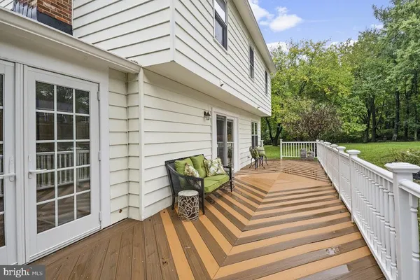 a view of outdoor space and deck