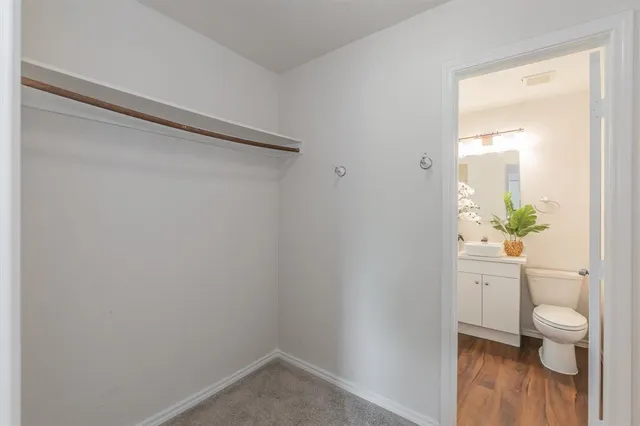 a bathroom with a toilet