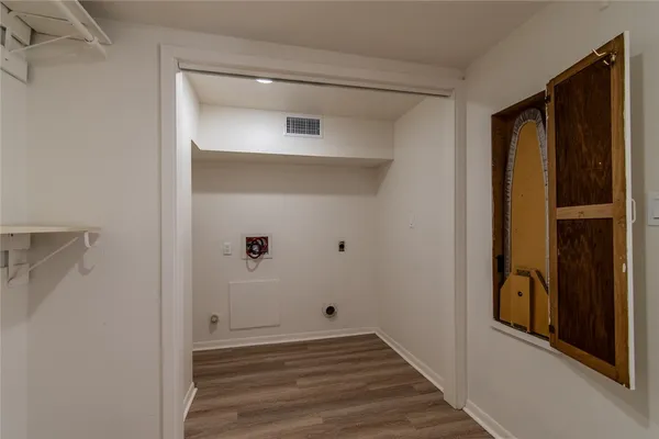 a view of empty room