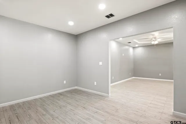 wooden floor in a room