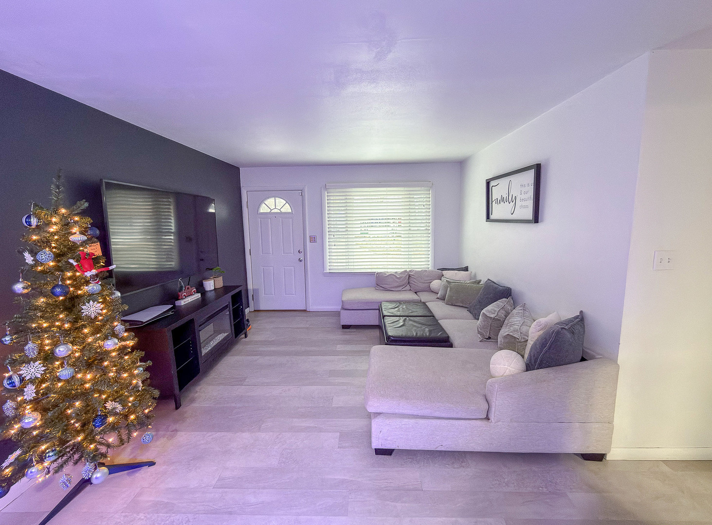 1709 West William Street Champaign, IL 61821 - Photo 6 of 20 a living room with furniture and a flat screen tv
