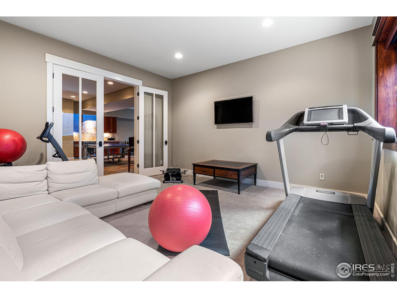 800 Grant Place Boulder, CO 80302 - Photo 32 of 40 Basement exercise room or 5th non-conforming bedroom