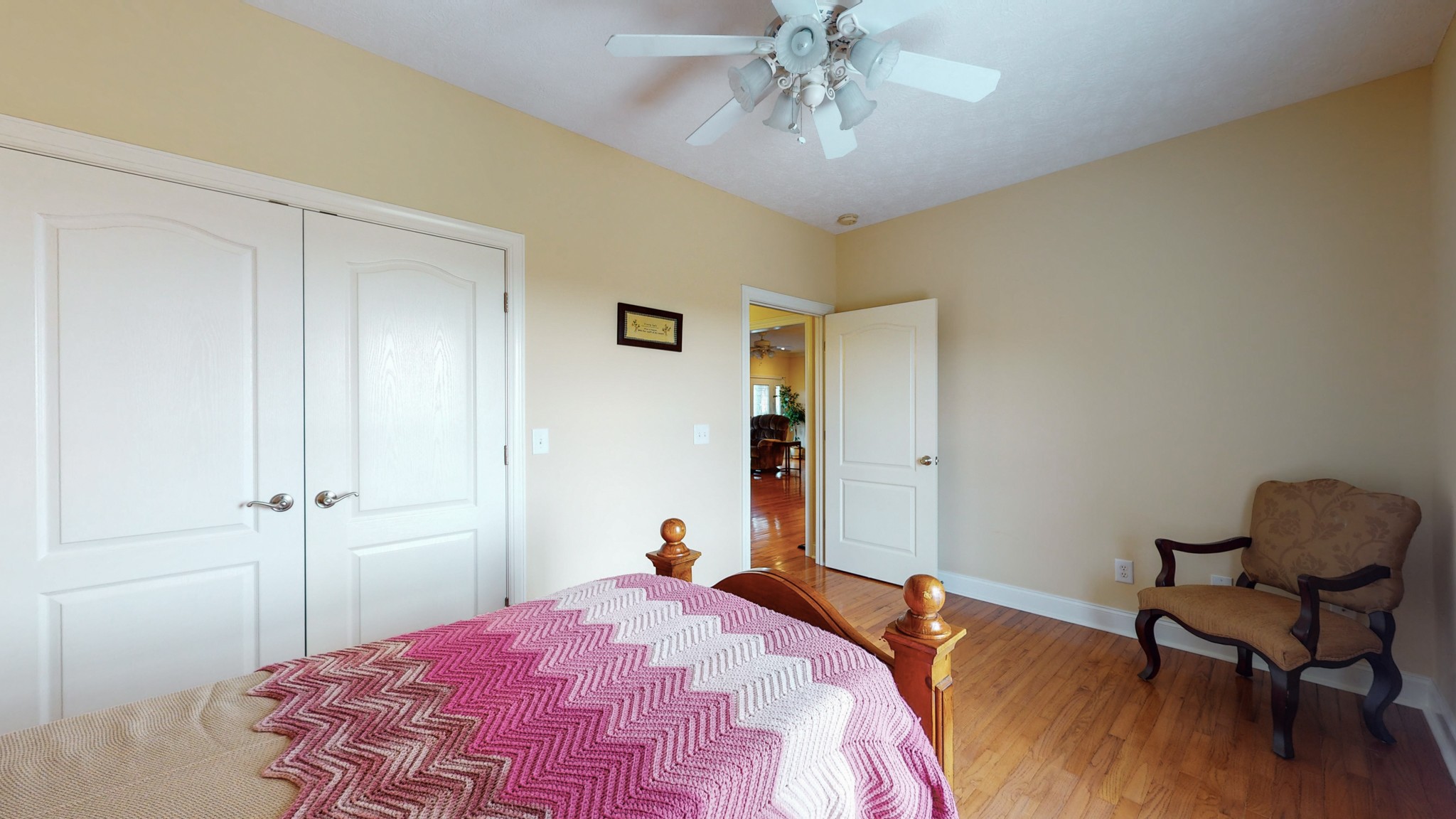 2996 South Rutland Road Mount Juliet, TN 37122 - Photo 20 of 37 a bedroom with a bed and a chair