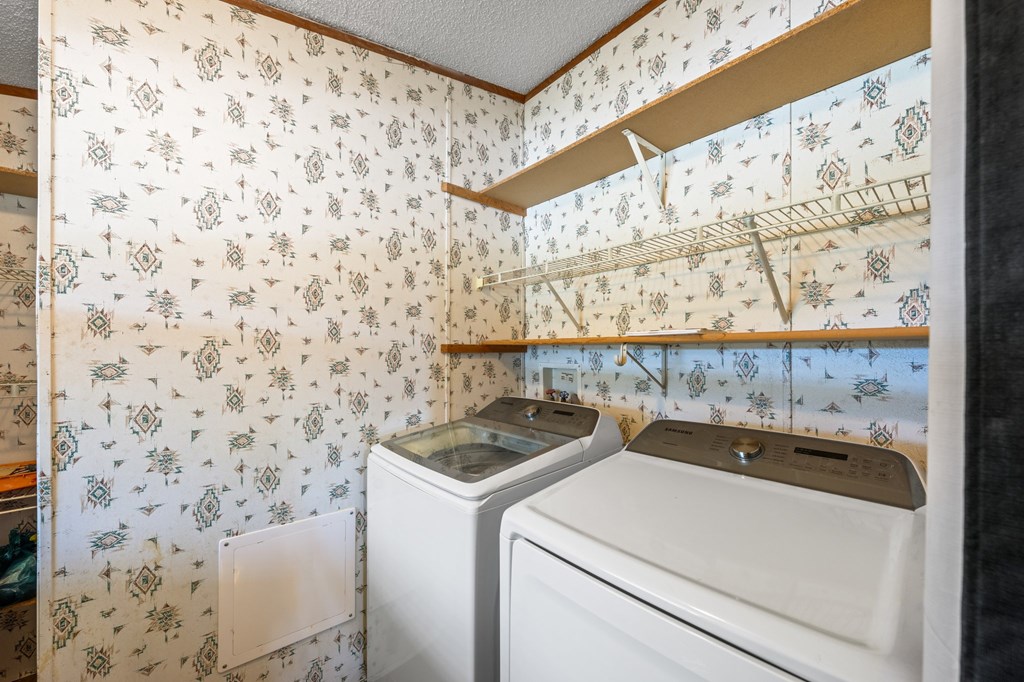 3526 Stapp Ranch Road Harper, TX 78631 - Photo 19 of 30 a utility room with a shower and a sink