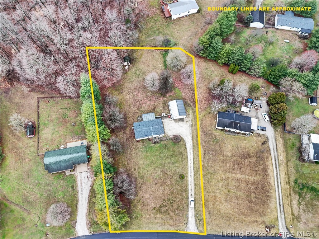 6705 Harrison Trail Northeast Georgetown, IN 47122 - Photo 38 of 42 Aerial of lot lines (approximately)