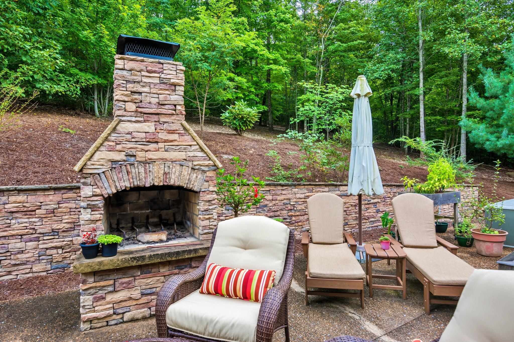 1347 Roaring Creek Road Dunlap, TN 37327 - Photo 47 of 89 Patio outdoor fireplace