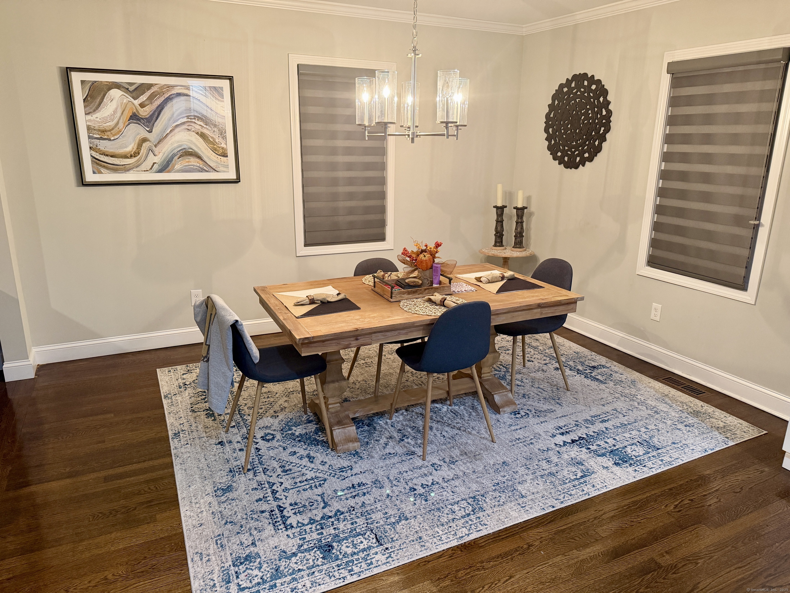26 Grove Street Trumbull, CT 06611 - Photo 9 of 38 a dining room with furniture and wooden floor