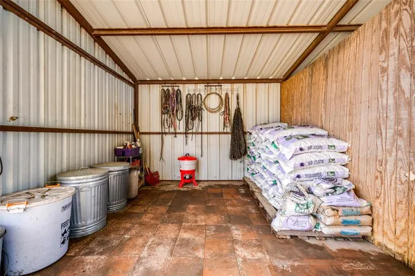 a room with storage and utility