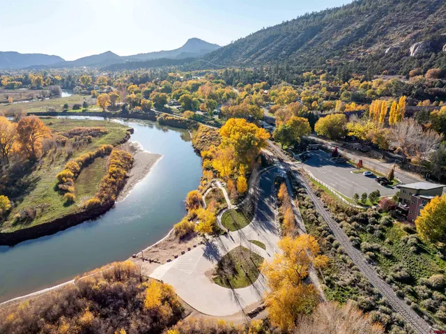 a view of city and ocean