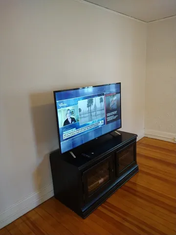 a view of table with wooden floor