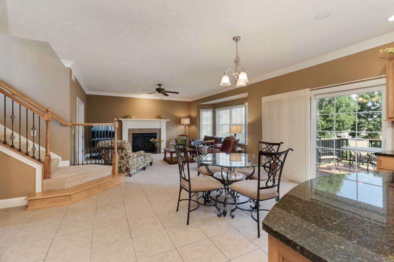4012 Rockledge Road Bloomington, IL 61705 - Photo 24 of 63 a view of a livingroom with furniture window and outside view