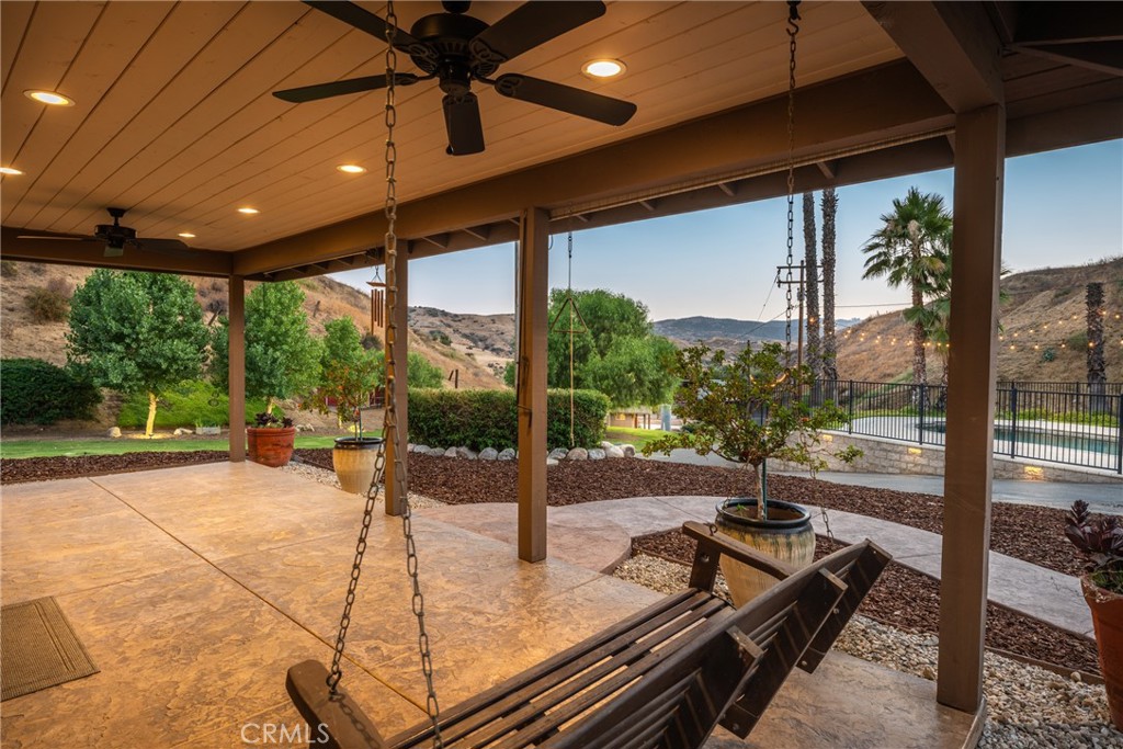 30300 Live Oak Canyon Road Redlands, CA 92373 - Photo 39 of 67 a outdoor space with lots of furniture and garden view
