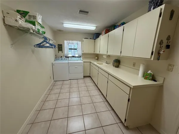a view of a storage & utility room