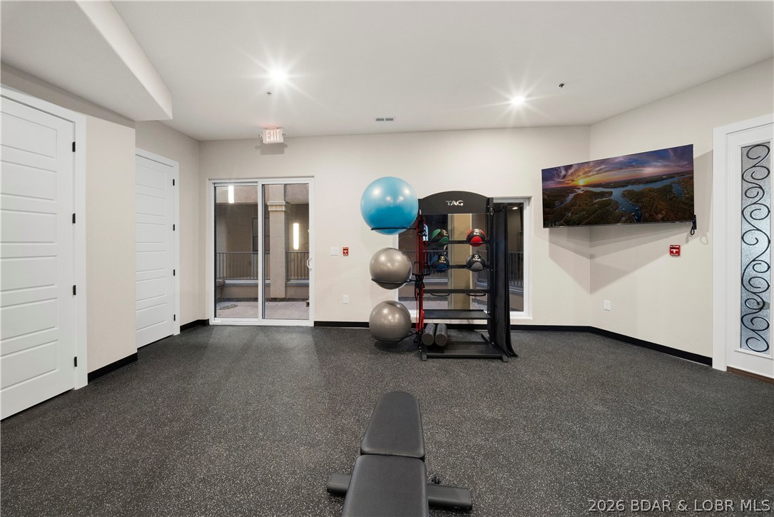 1184 Jeffries Road, Unit 512 Osage Beach, MO 65065 - Photo 33 of 47 Amenities include a fully stoked gym