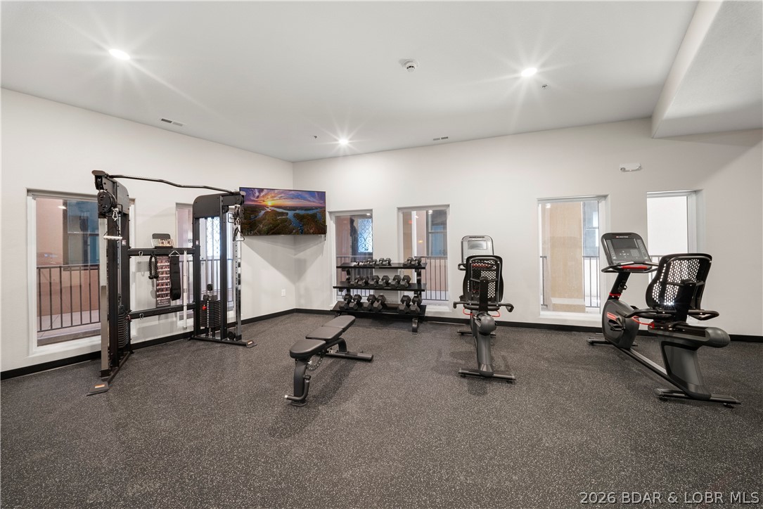 1184 Jeffries Road, Unit 512 Osage Beach, MO 65065 - Photo 34 of 47 Amenities include a fully stocked gym