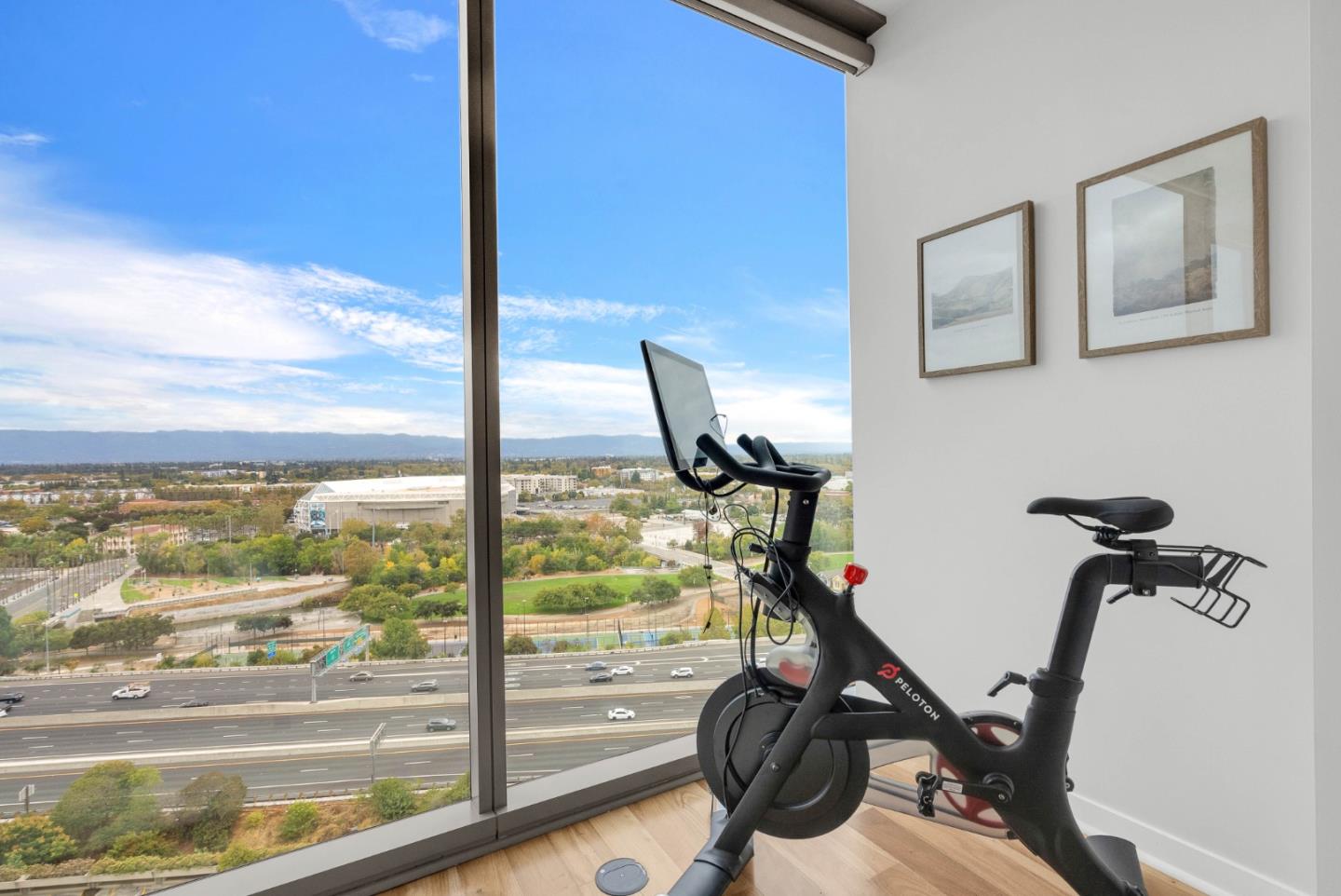 38 North Almaden Boulevard, Unit 1805 San Jose, CA 95110 - Photo 24 of 38 a view of a room with gym equipment