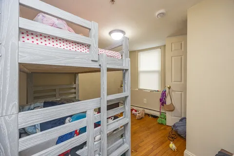 a view of an entryway with a workspace