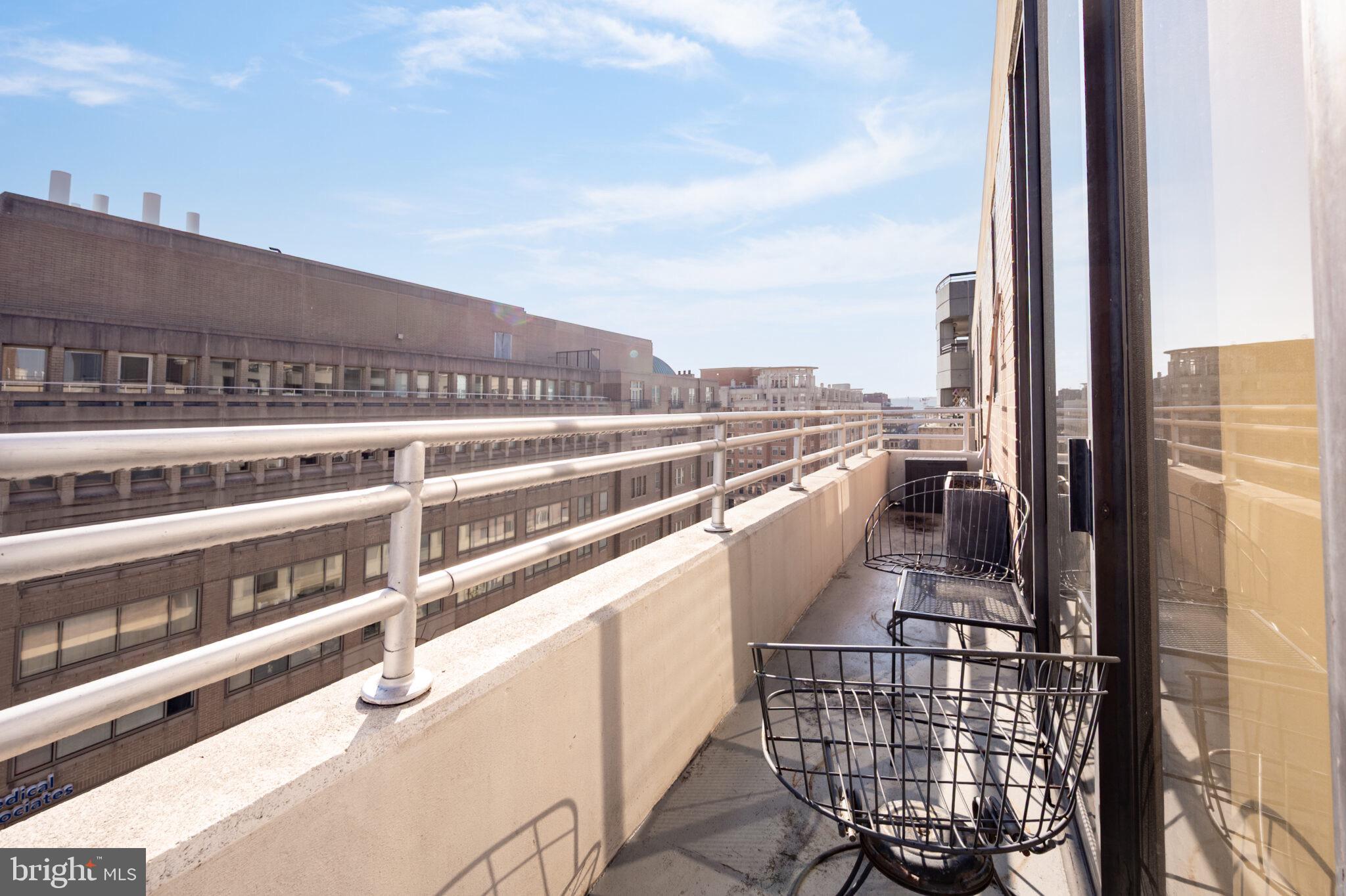 1200 23rd Street Northwest, Unit 910 Washington, DC 20037 - Photo 27 of 41 a view of balcony with city view
