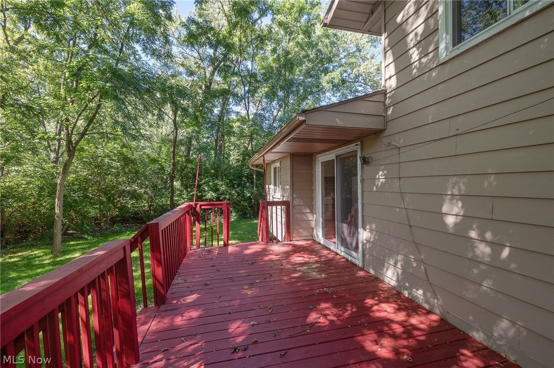 6720 Brookside Road Independence, OH 44131 - Photo 34 of 38 Freshly painted deck