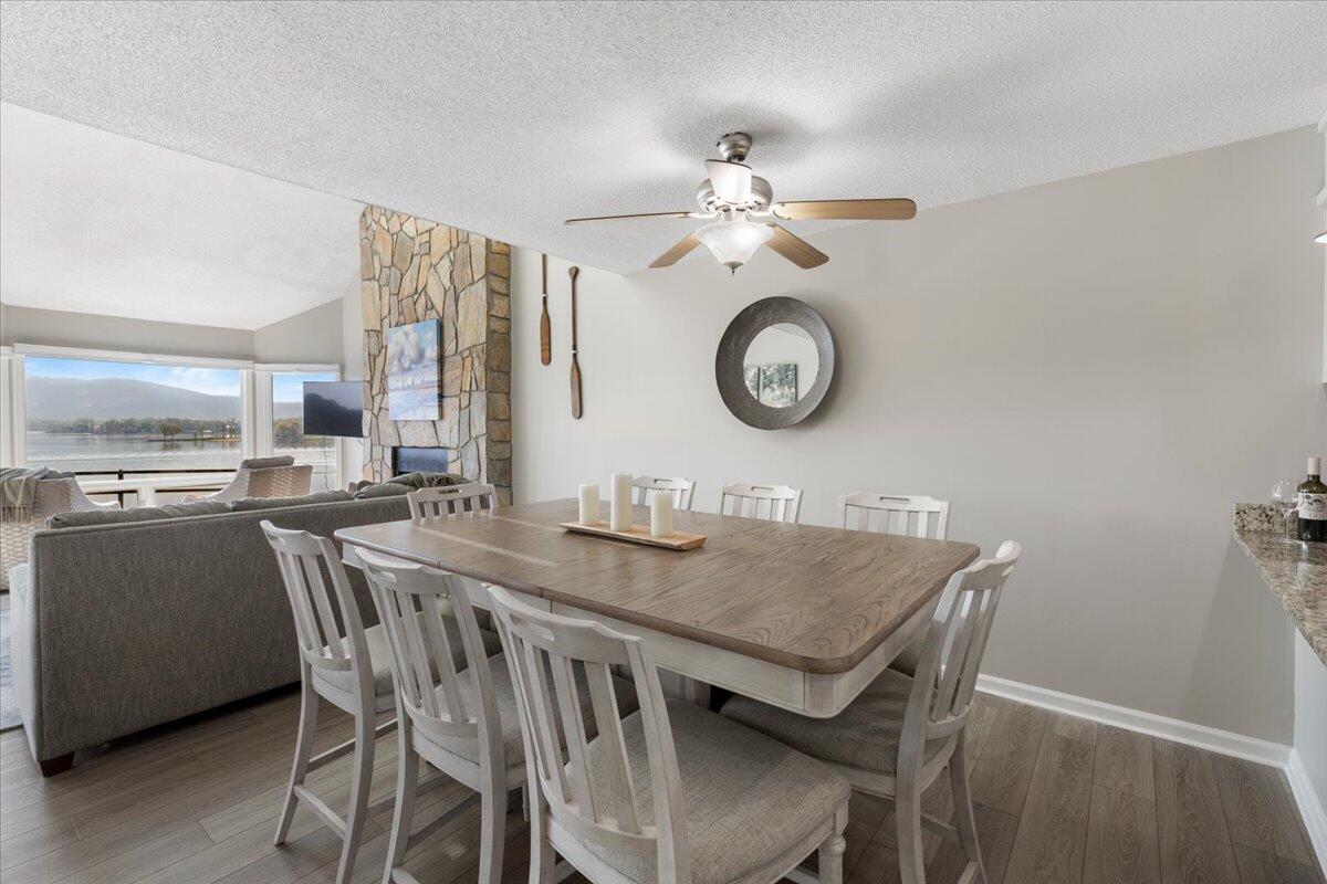 1206 Nature Lane Union Hall, VA 24176 - Photo 23 of 106 a view of a dining area with furniture and a large window