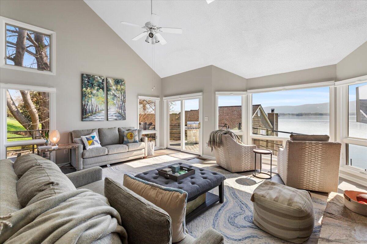 1206 Nature Lane Union Hall, VA 24176 - Photo 27 of 106 a living room with furniture and a large window