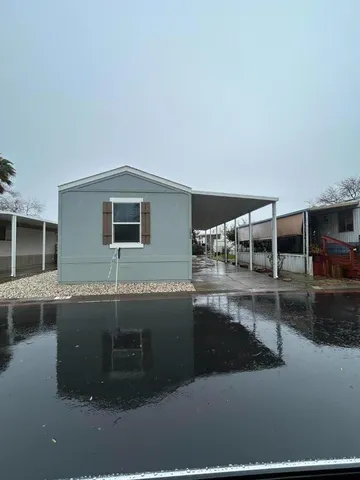 a view of a house with pool